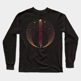 Galaxy abstract geometric cool Long Sleeve T-Shirt